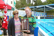 Mrs McGuigan with Tenison House Captain, Madison.jpg